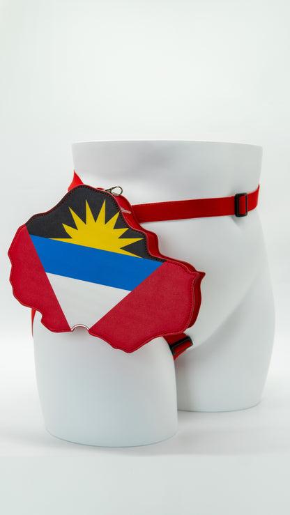 Antigua Flag Thigh Bag & Wristlet