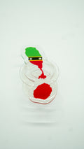 Soporte adhesivo para teléfono con forma de bandera