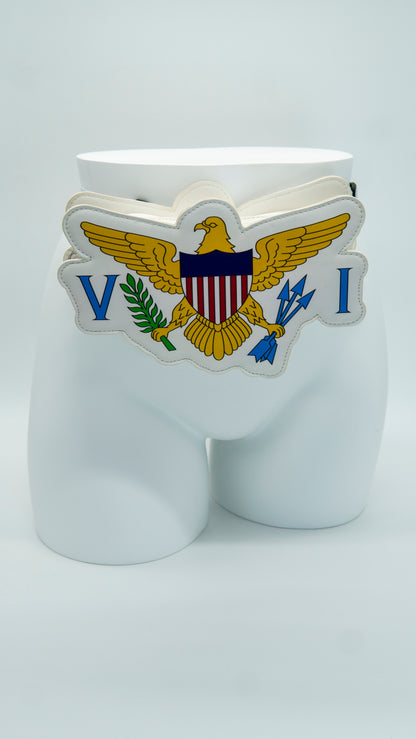 Virgin Islands Flag Thigh Bag & Wristlet