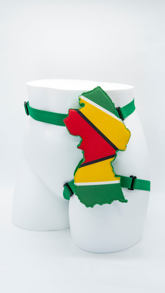 Guyana Flag Thigh Bag & Wristlet