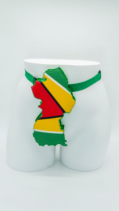 Guyana Flag Thigh Bag & Wristlet