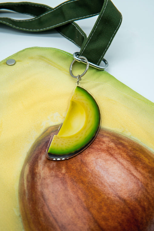 Avocado Slice Bag Charm