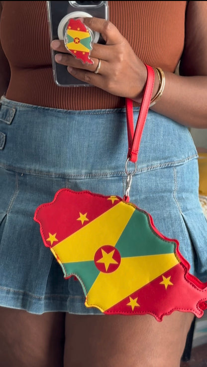 Grenada Flag Thigh Bag & Wristlet