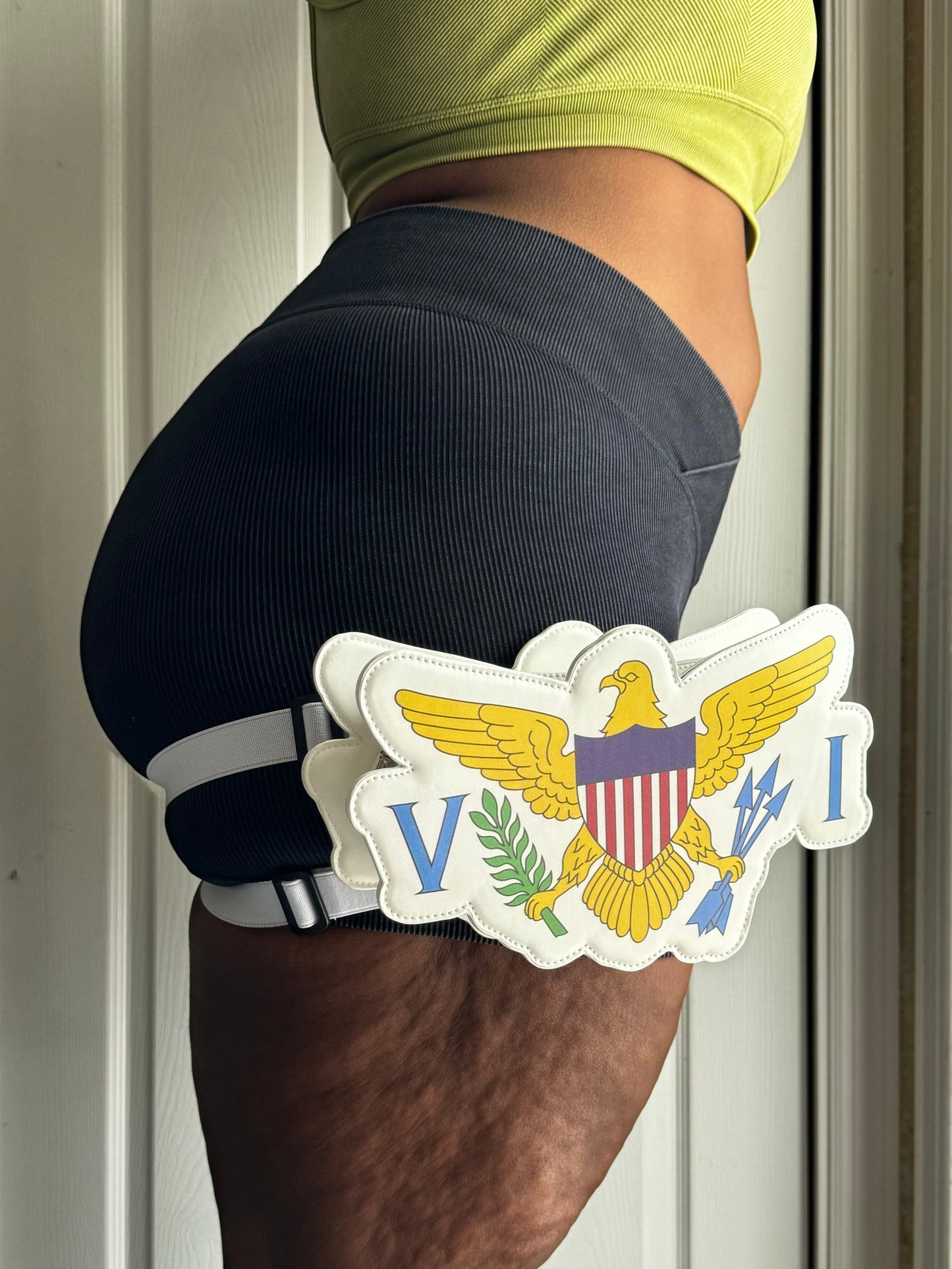 Virgin Islands Flag Thigh Bag & Wristlet