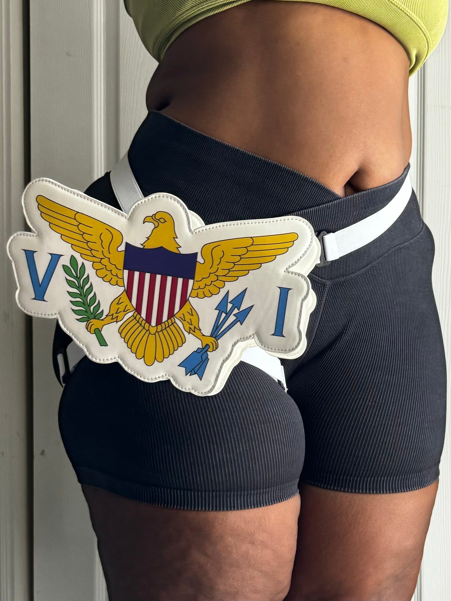 Virgin Islands Flag Thigh Bag & Wristlet