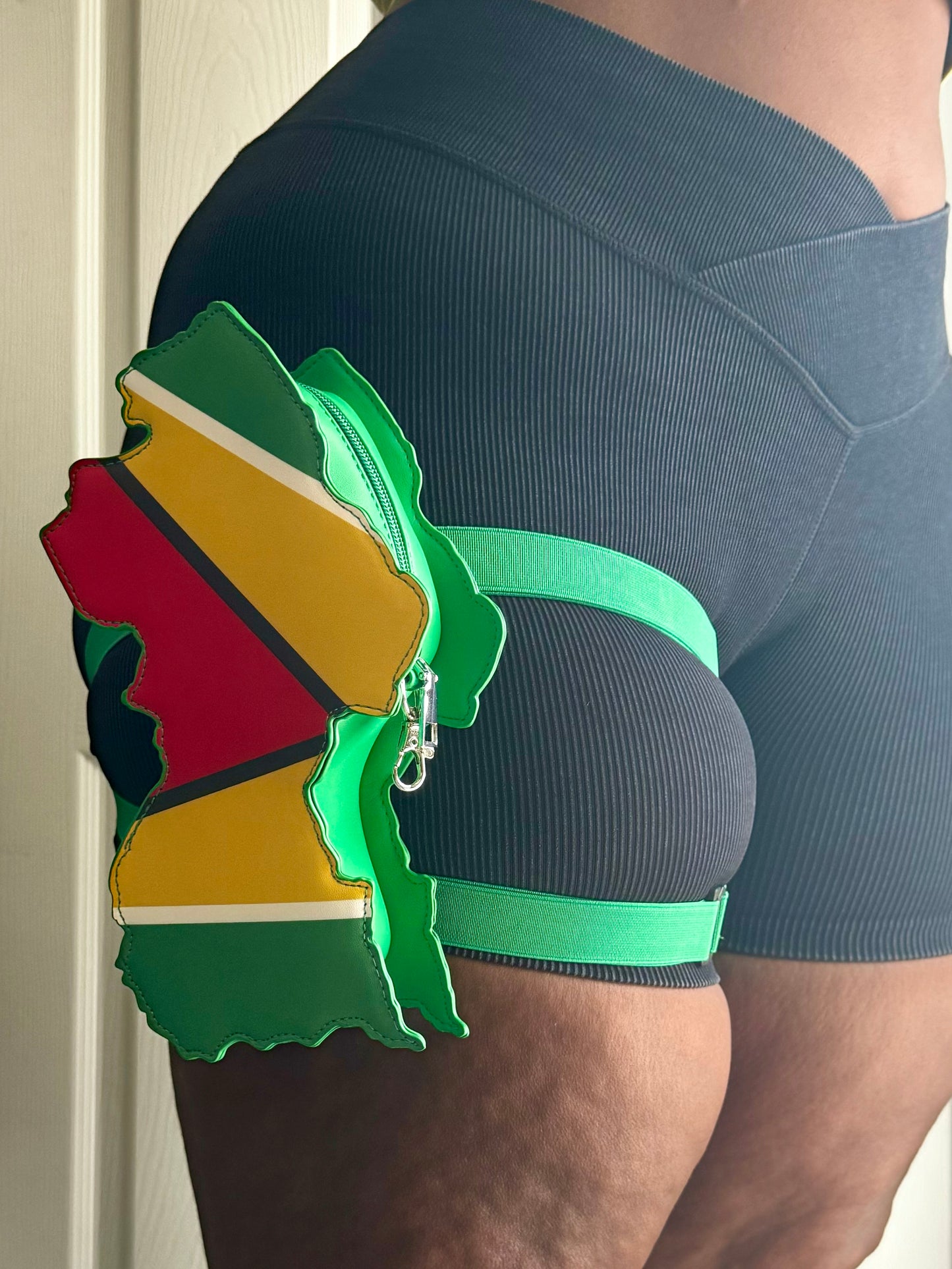 Guyana Flag Thigh Bag & Wristlet