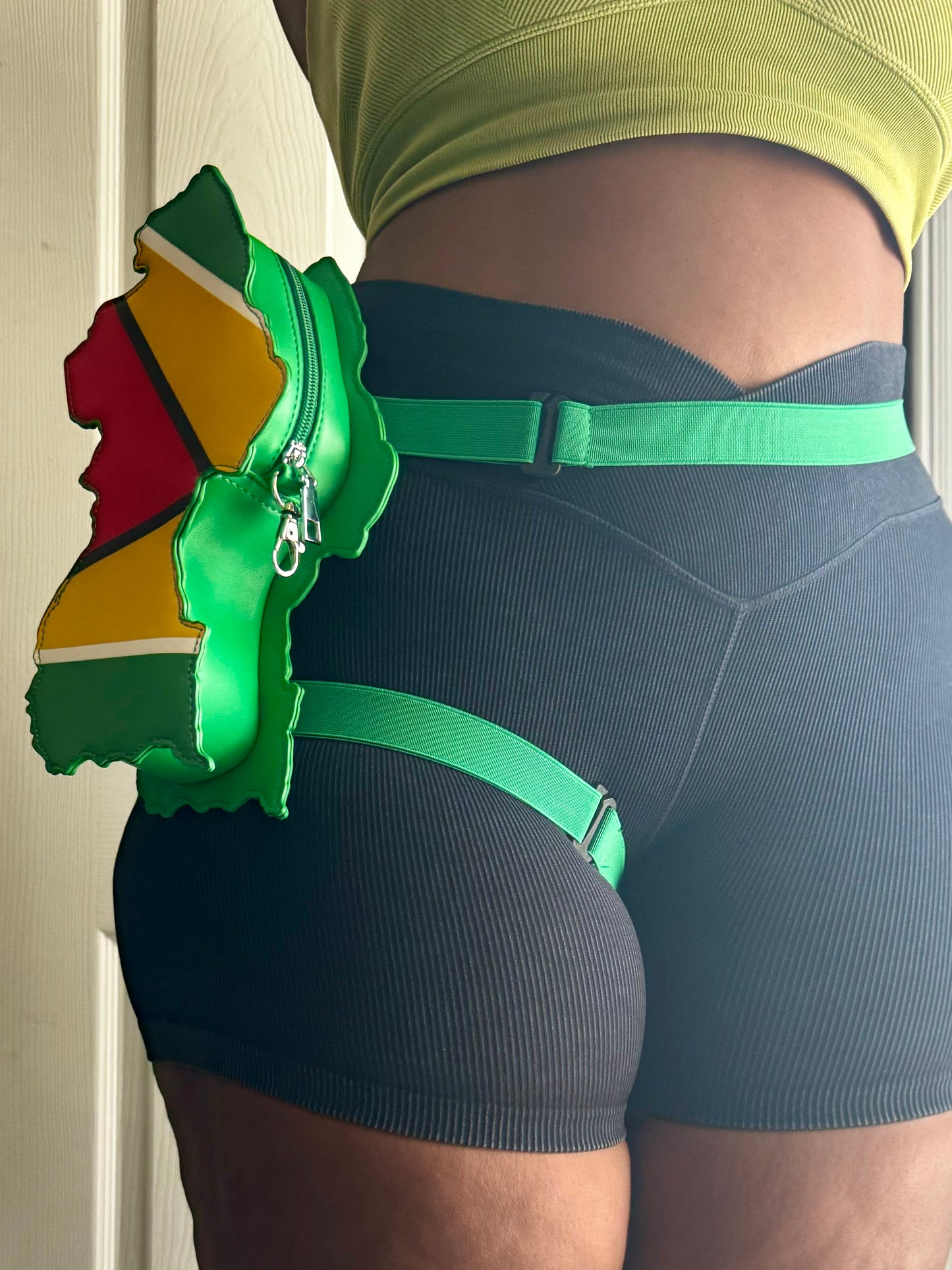 Guyana Flag Thigh Bag & Wristlet