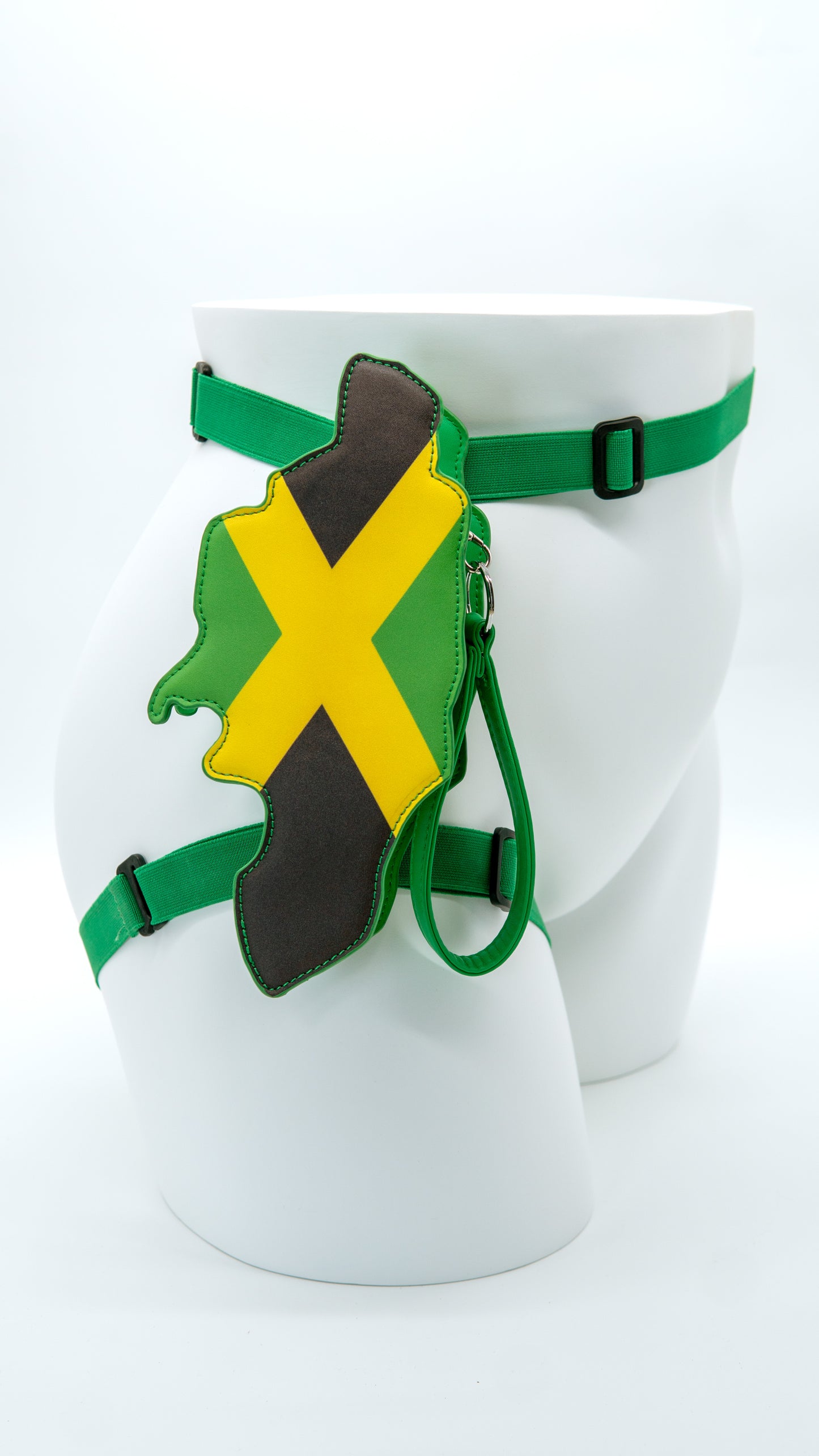 Jamaica Flag Thigh Bag & Wristlet