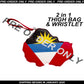 Antigua Flag Thigh Bag & Wristlet - PRE ORDER ONLY