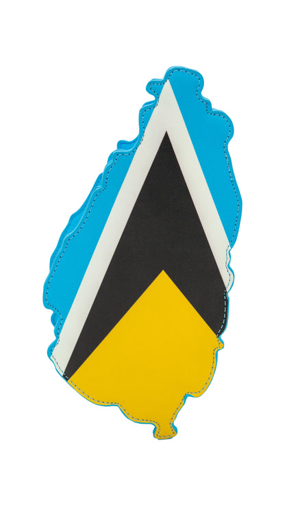 St Lucia Flag Thigh Bag & Wristlet