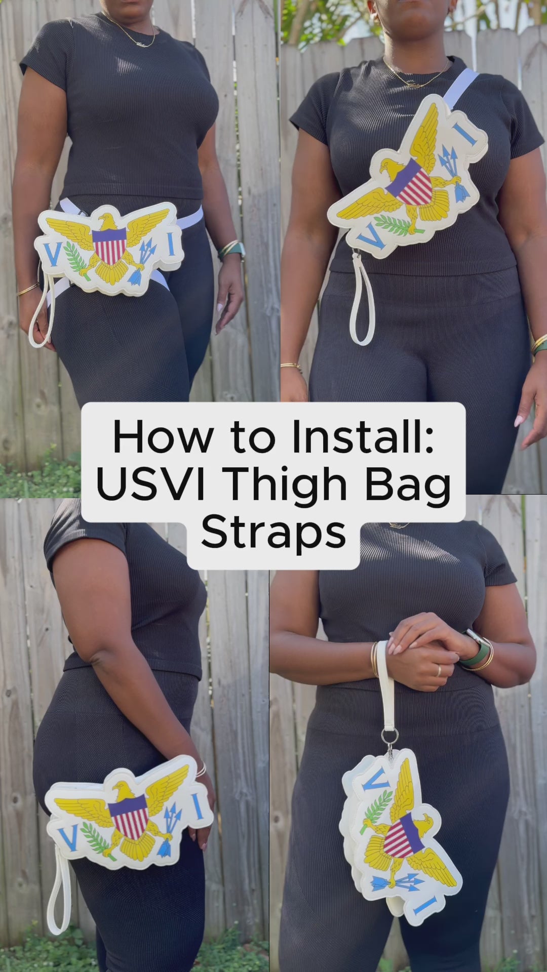 Virgin Islands Thigh Bag | Wristlet & Fanny Pack
