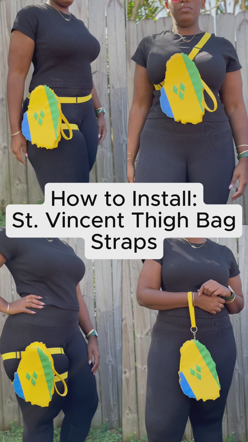 St Vincent Thigh Bag | Wristlet & Fanny Pack